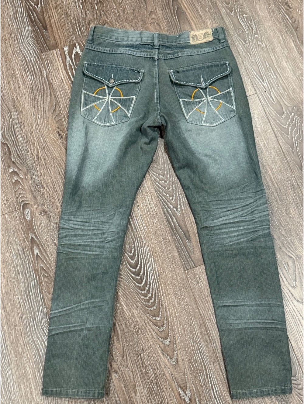 Seven Souls Jeans Mens 34X32 Straight Y2K Faded Denim Pants